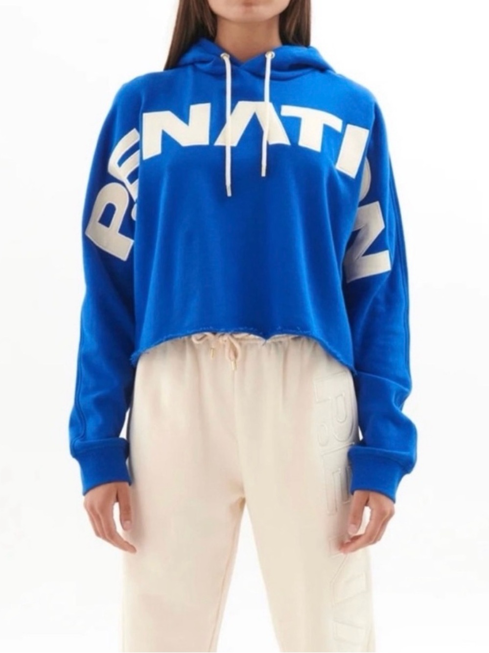 P.E Nation Royal Blue Hoodie with White Accents